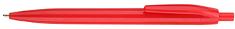 Bolígrafo plástico retráctil rojo