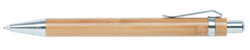 Bolígrafo Metal Bamboo retráctil